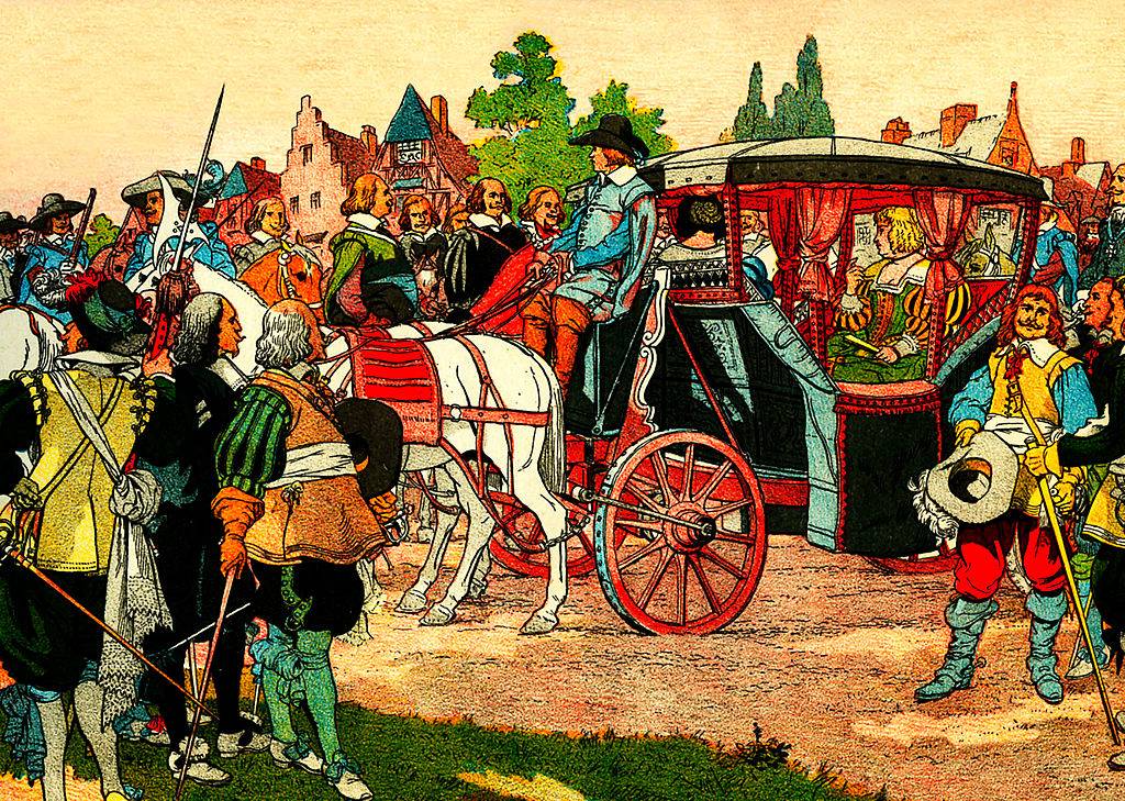 Medicis on wagon