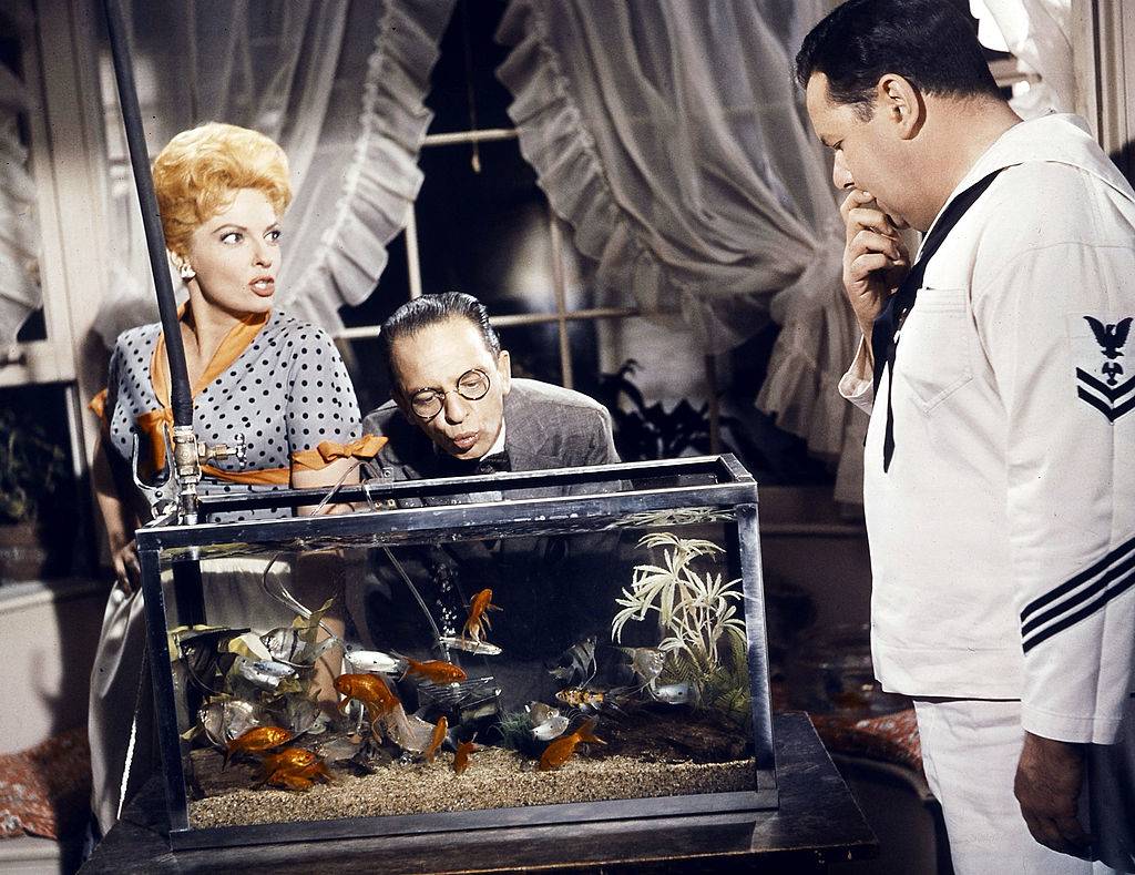 Carole Cook, Don Knotts and Jack Weston in a scene from the film 'The Incredible Mr. Limpet'