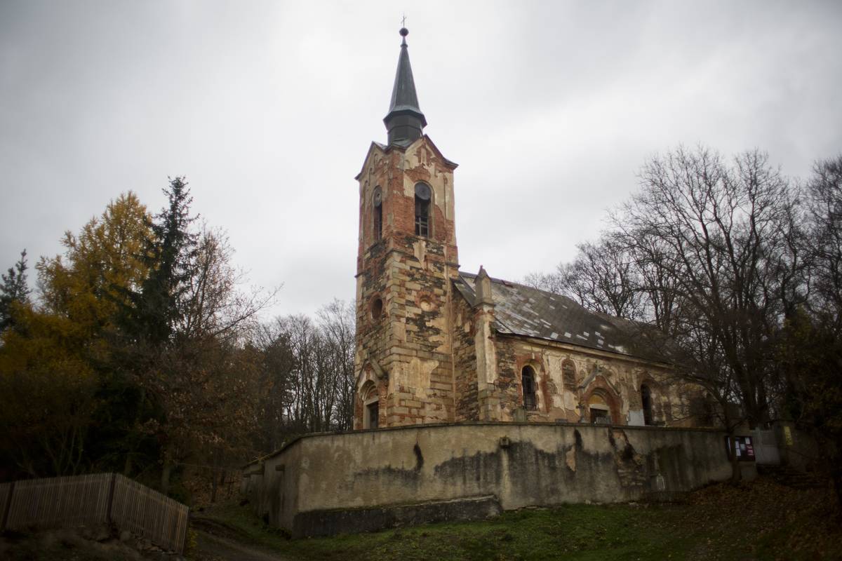 abandoned church in czech republic