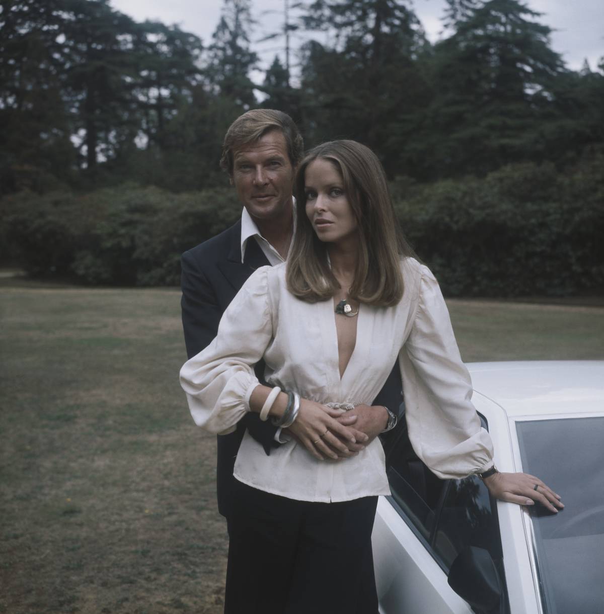 Barbara Bach And Roger Moore