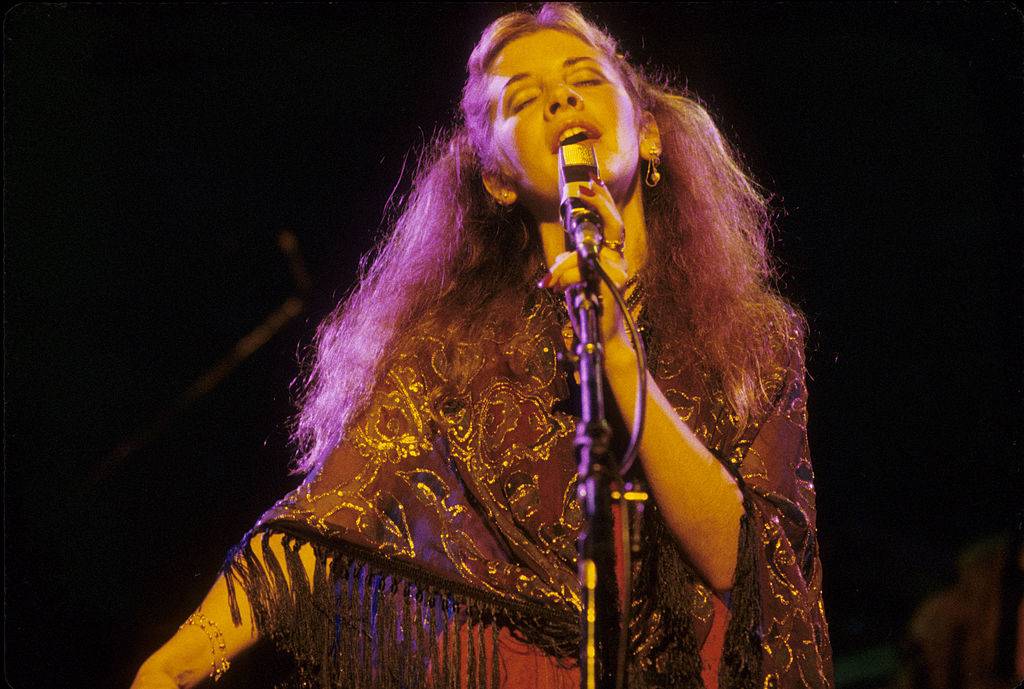 Stevie Nicks performing live onstage