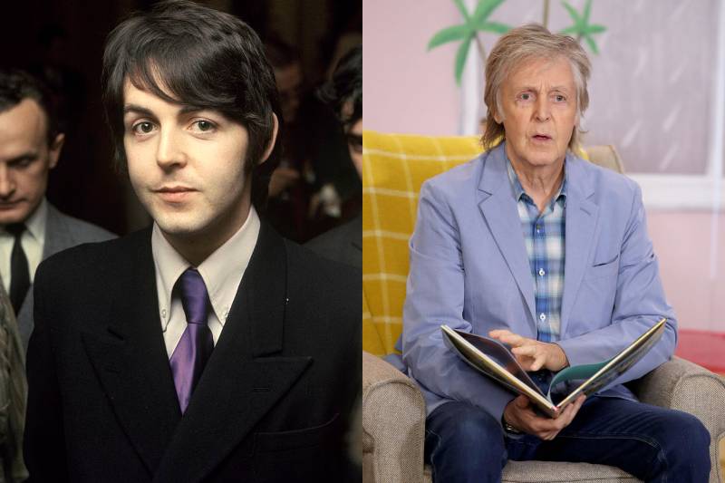 paul mccartney before and after images