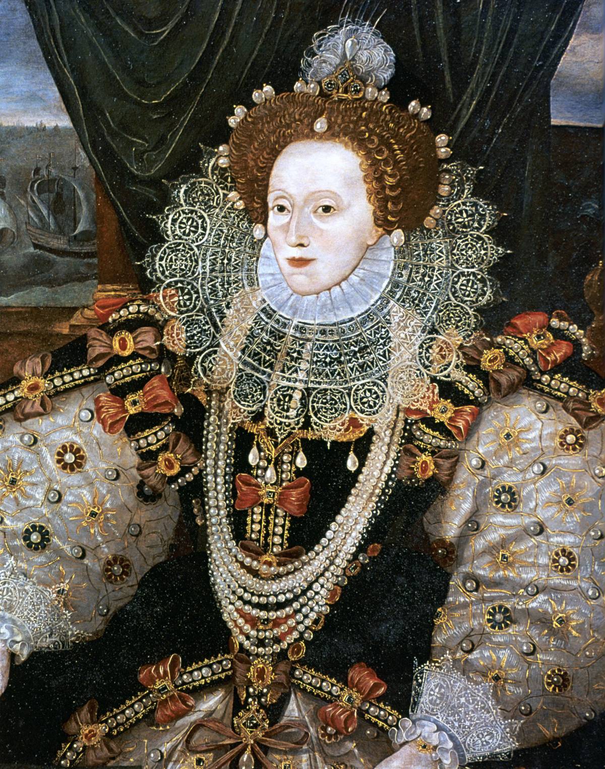 [redacted], Queen of England and Ireland, c1588. Artist: George Gower