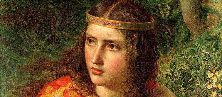 woman in a painting