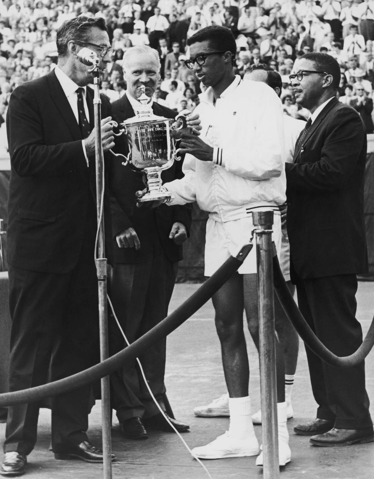 Arthur Ashe Wins The First Ever US Tennis Open