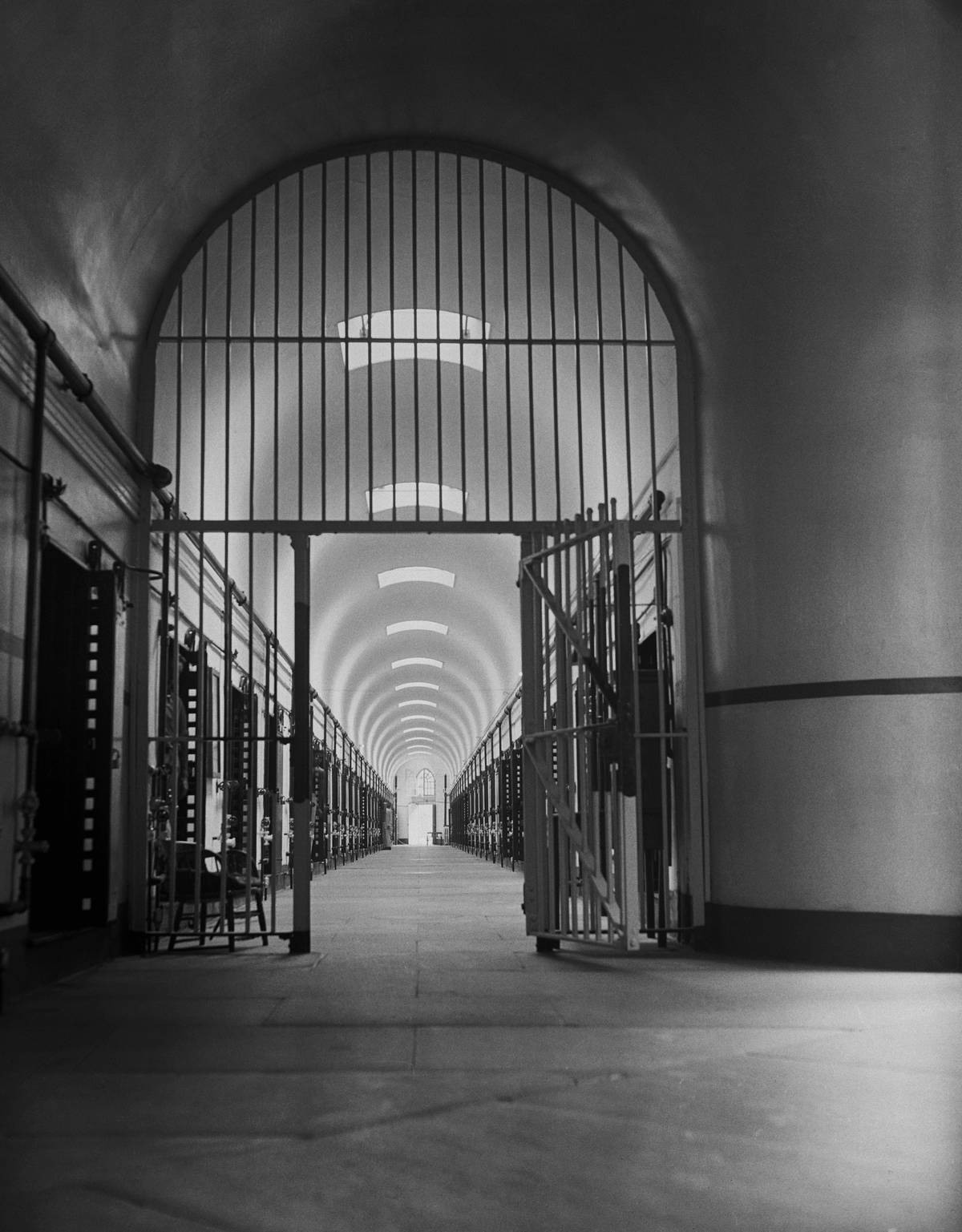 No. 8 Cell Block, known also as Bad Block, in the Eastern State Penitentiary.