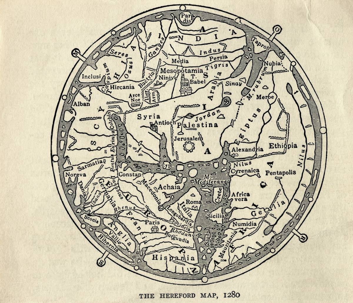 Hereford Mappa Mundi Is The Largest Known Medieval Map