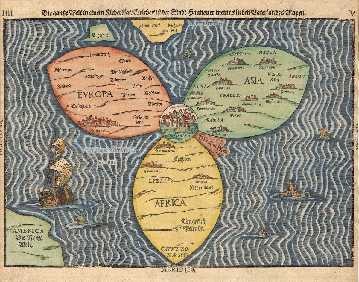 Artist Heinrich Bünting's Understanding Of The World In 1581