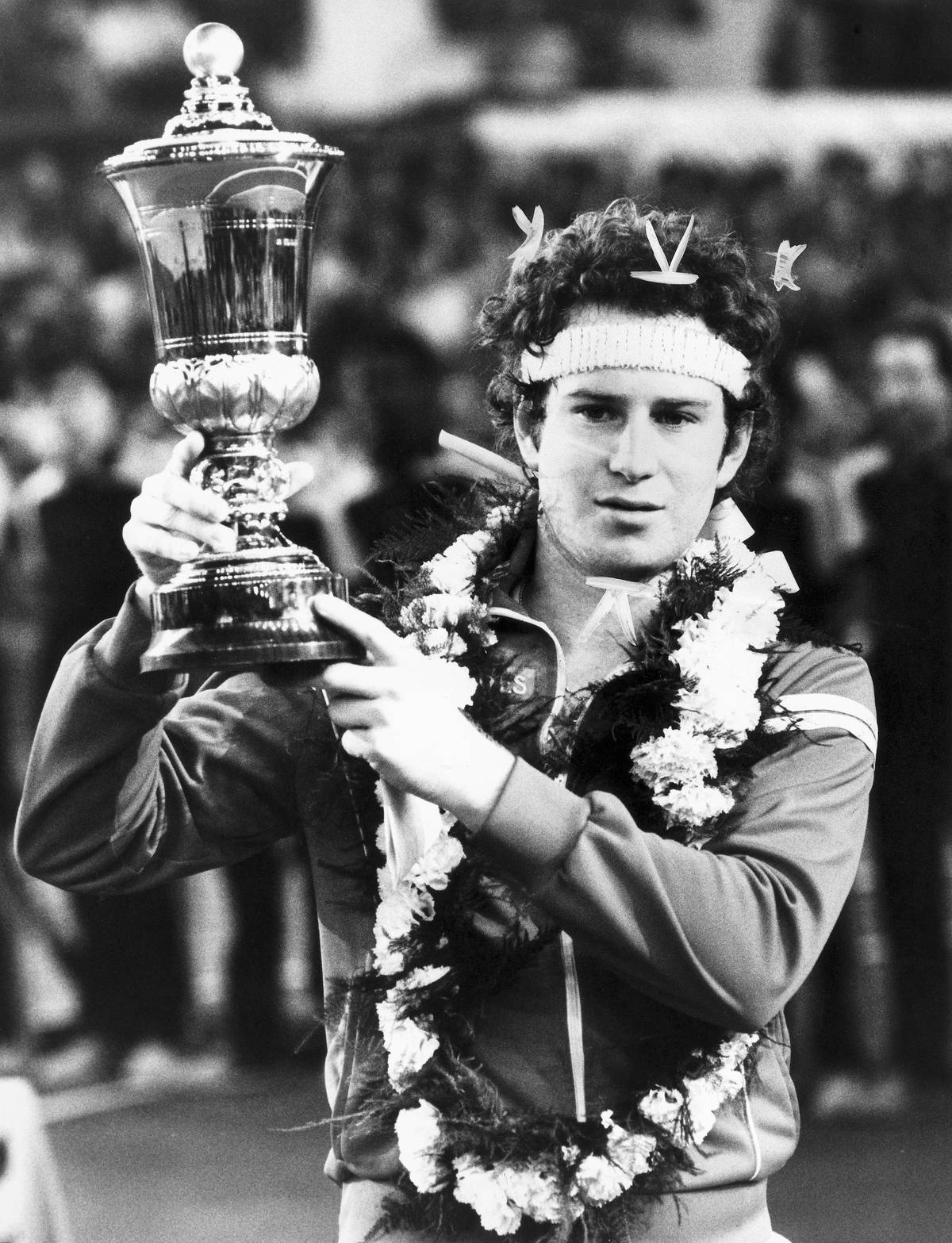 John McEnroe Defending His 1979 Title