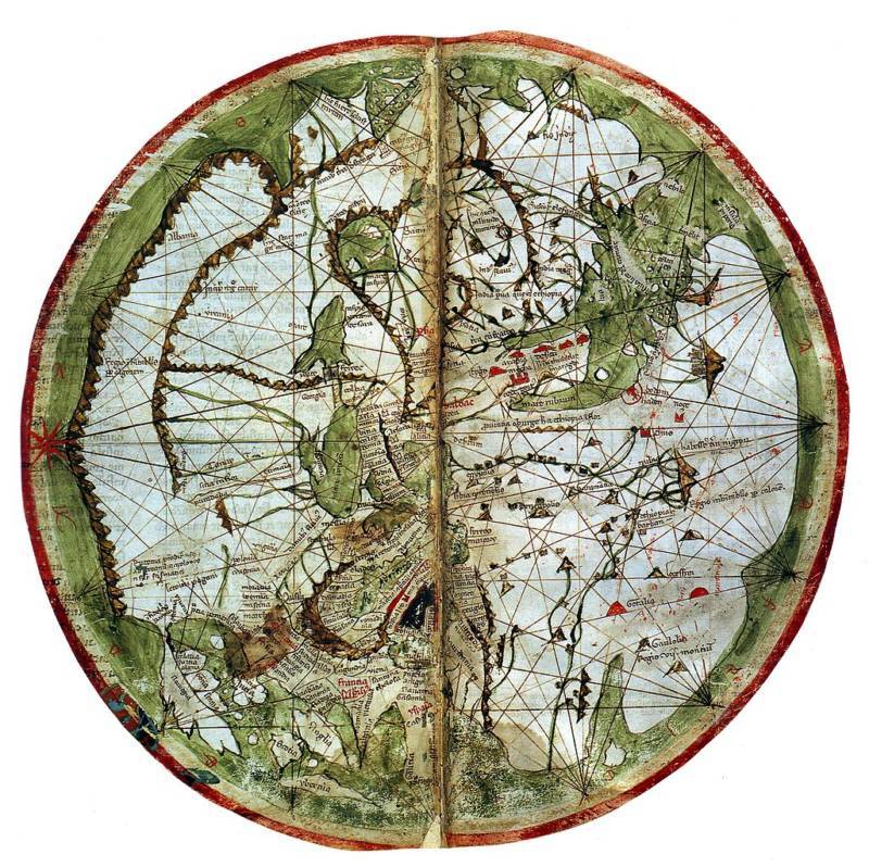 Pietro Vesconte's Map Is Among The First Accurate Nautical Depictions