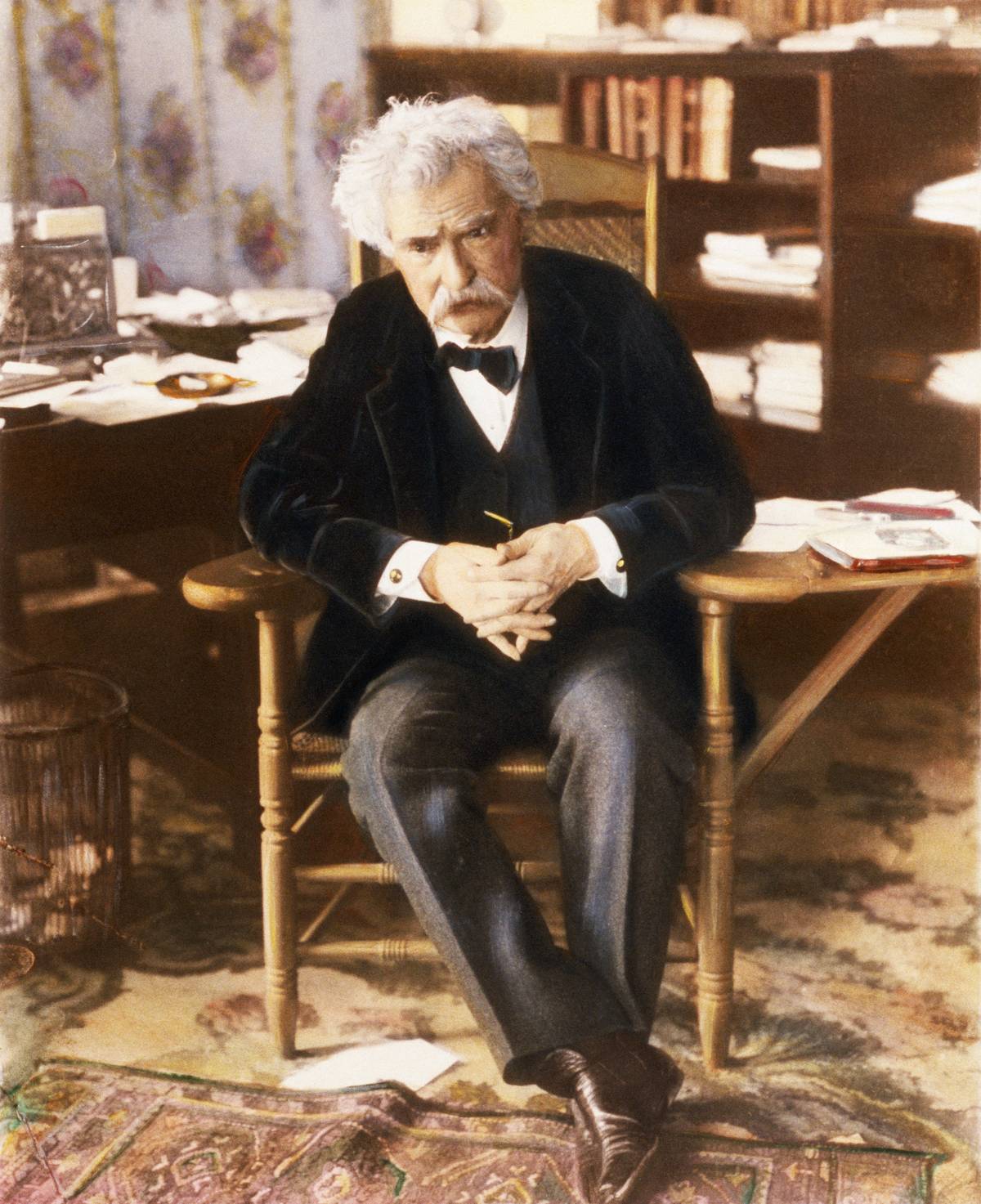 Samuel Clemens Deep in Thought