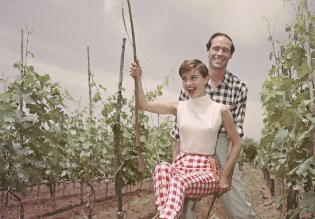 Picture of Audrey Hepburn and Mel Ferrer