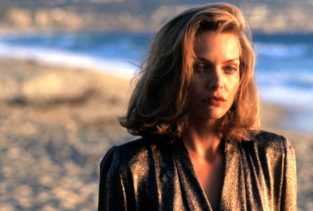 michelle pfeiffer on the beach