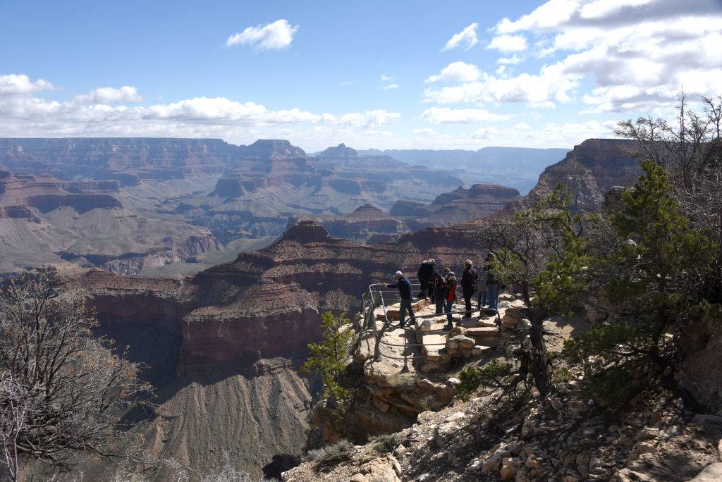 People at the Grand Canyon
