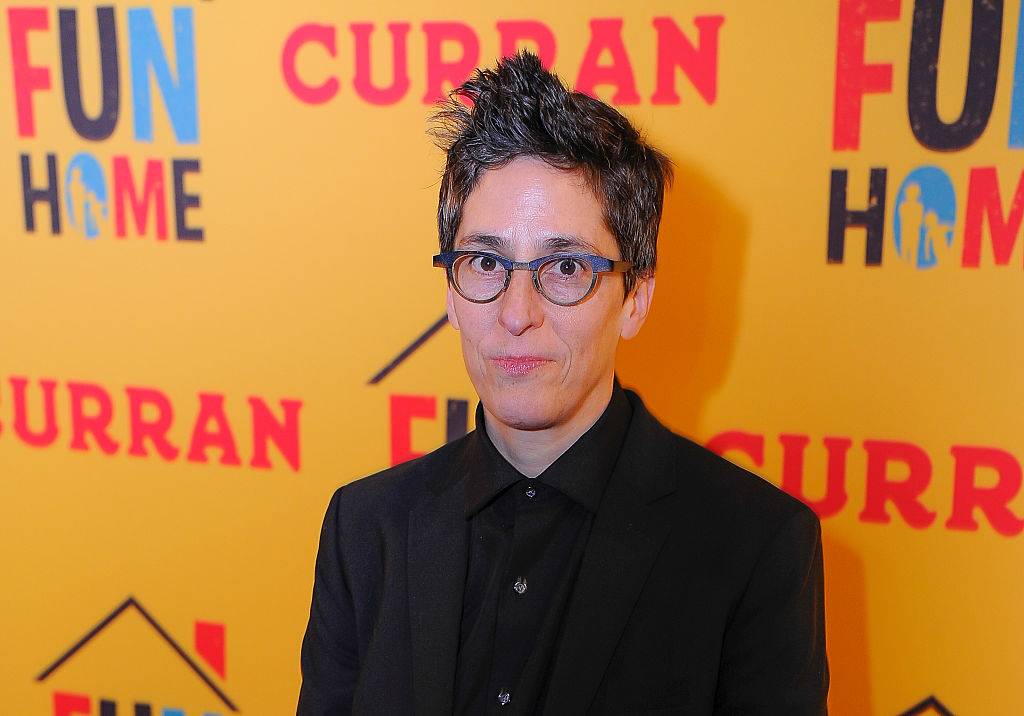 alison bechdel posing for a photo