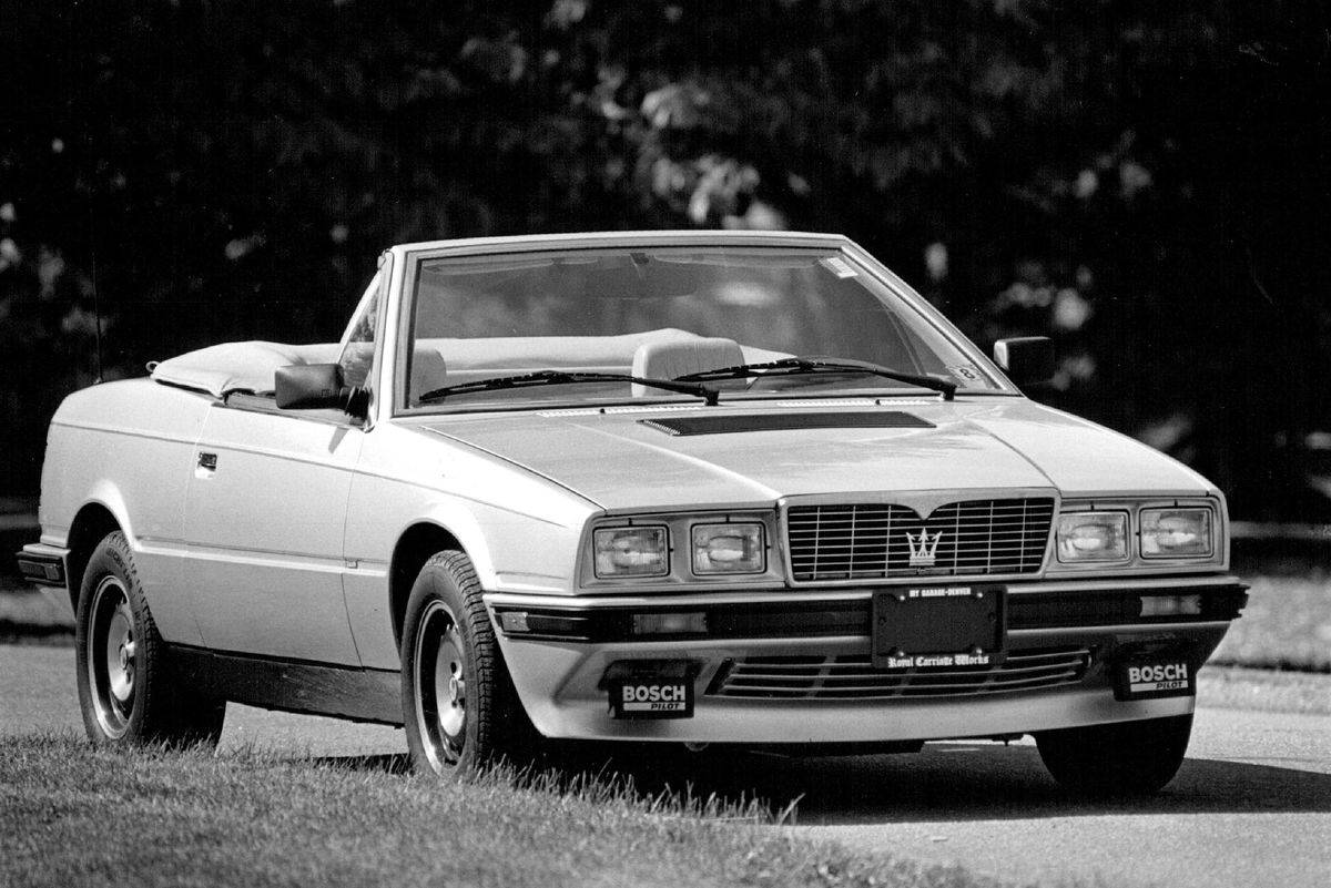 OCT 31 1986; Maserati For Wheels; Maserati Biturbo Spyder.;