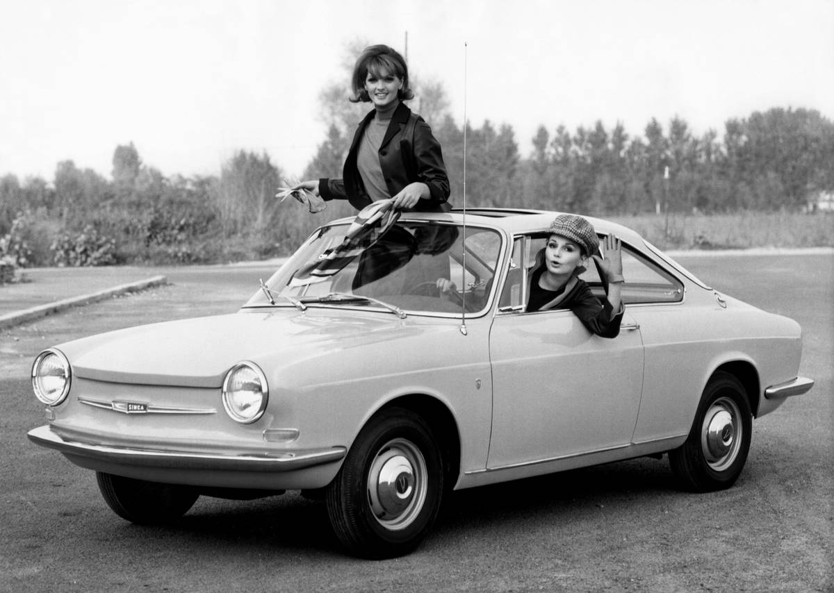Simca 1000 coupe. bertone body. 1963