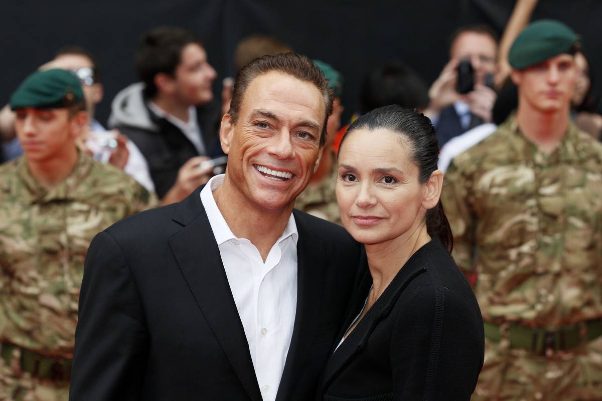 Jean-Claude Van Damme And Gladys Portugues