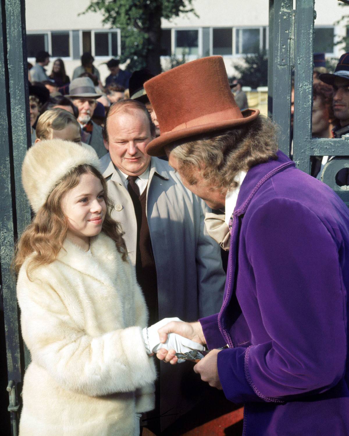 Willy Wonka with violet