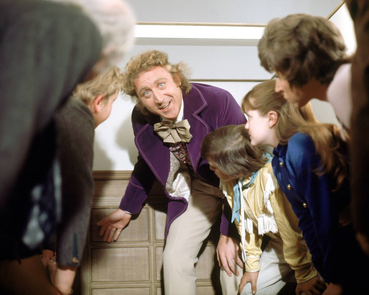 Willy Wonka scene from the movie