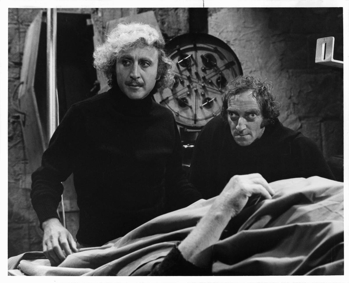 Gene Wilder in young frankenstein