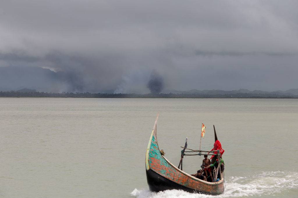 the Bangladesh side of the Naf River