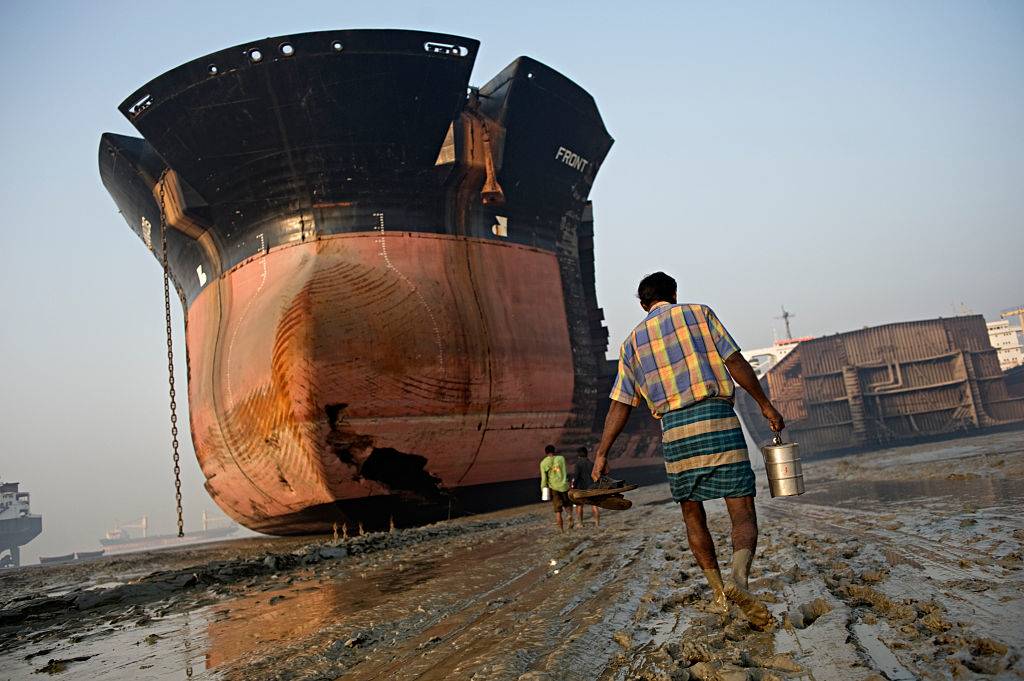 a ship yard in bangladesh