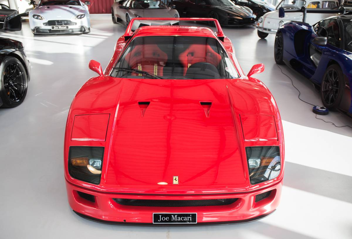 The Ferrari F40...