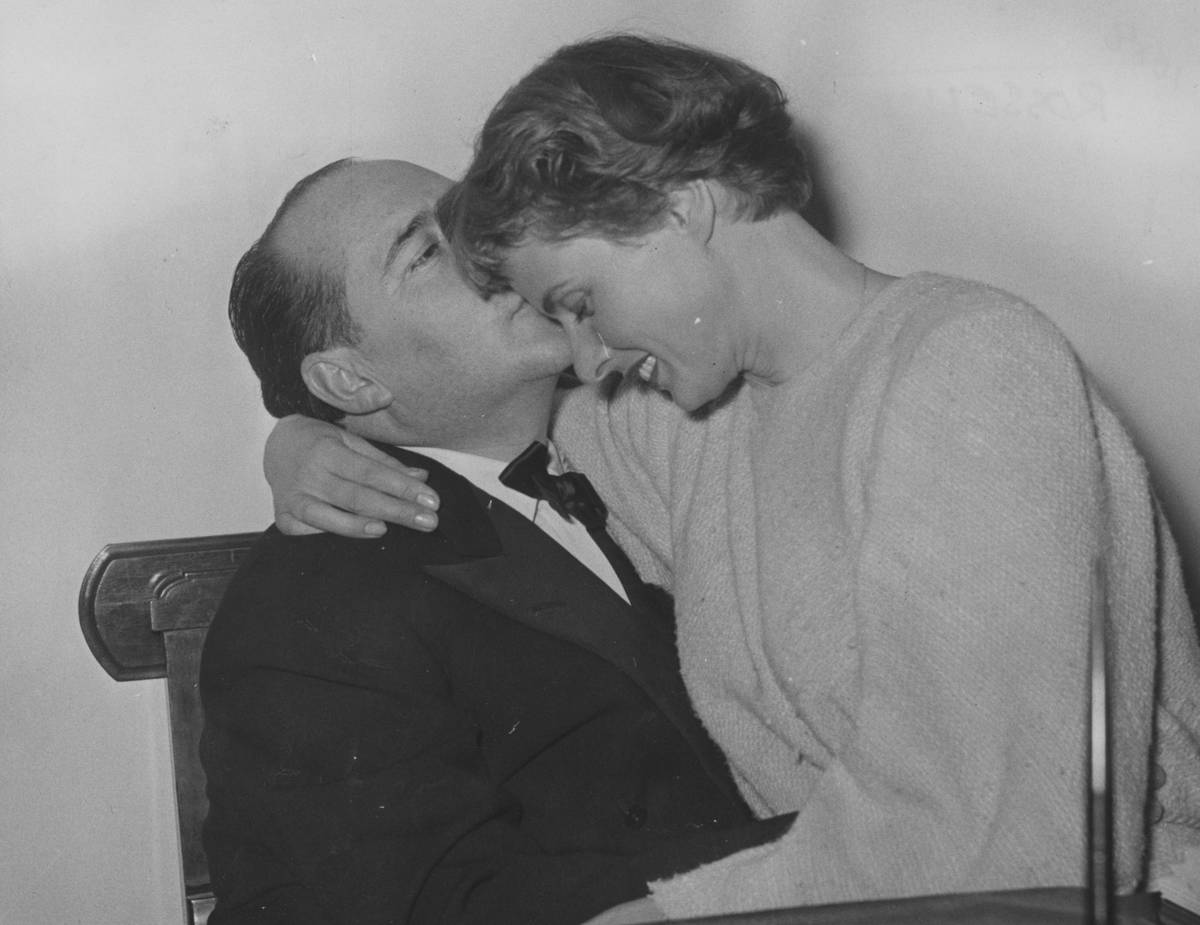 Aron Lindström, Ingrid Bergman, And Roberto Rossellini