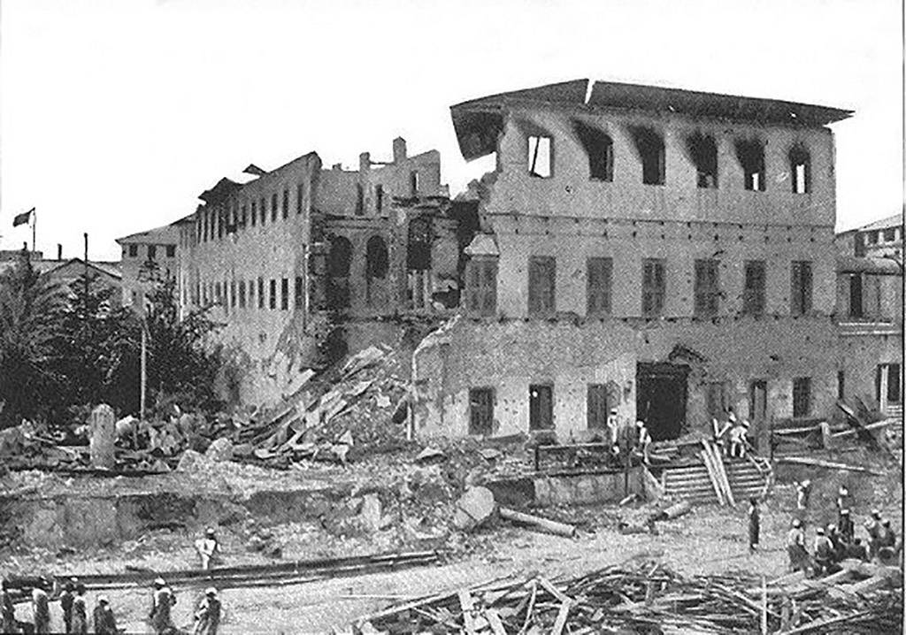 Picture of destroyed building 