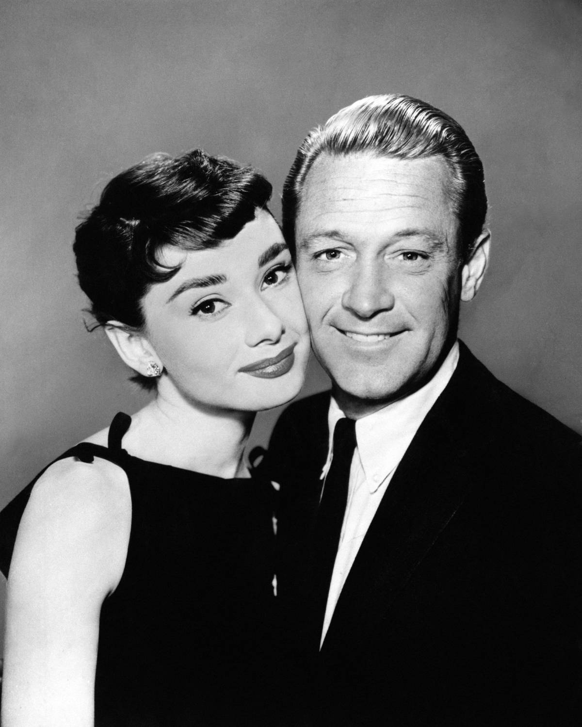William Holden, Brenda Marshall, And Audrey Hepburn