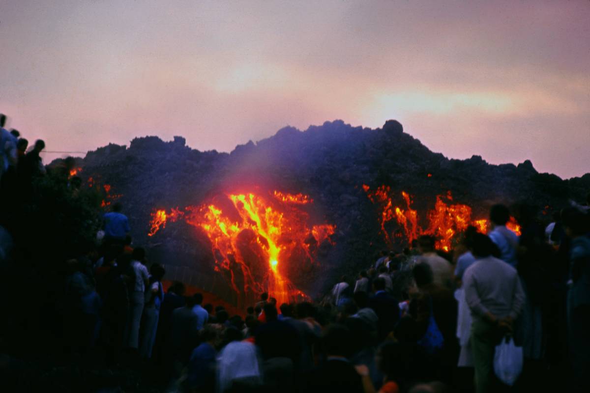 Mount Etna Erupted In Italy