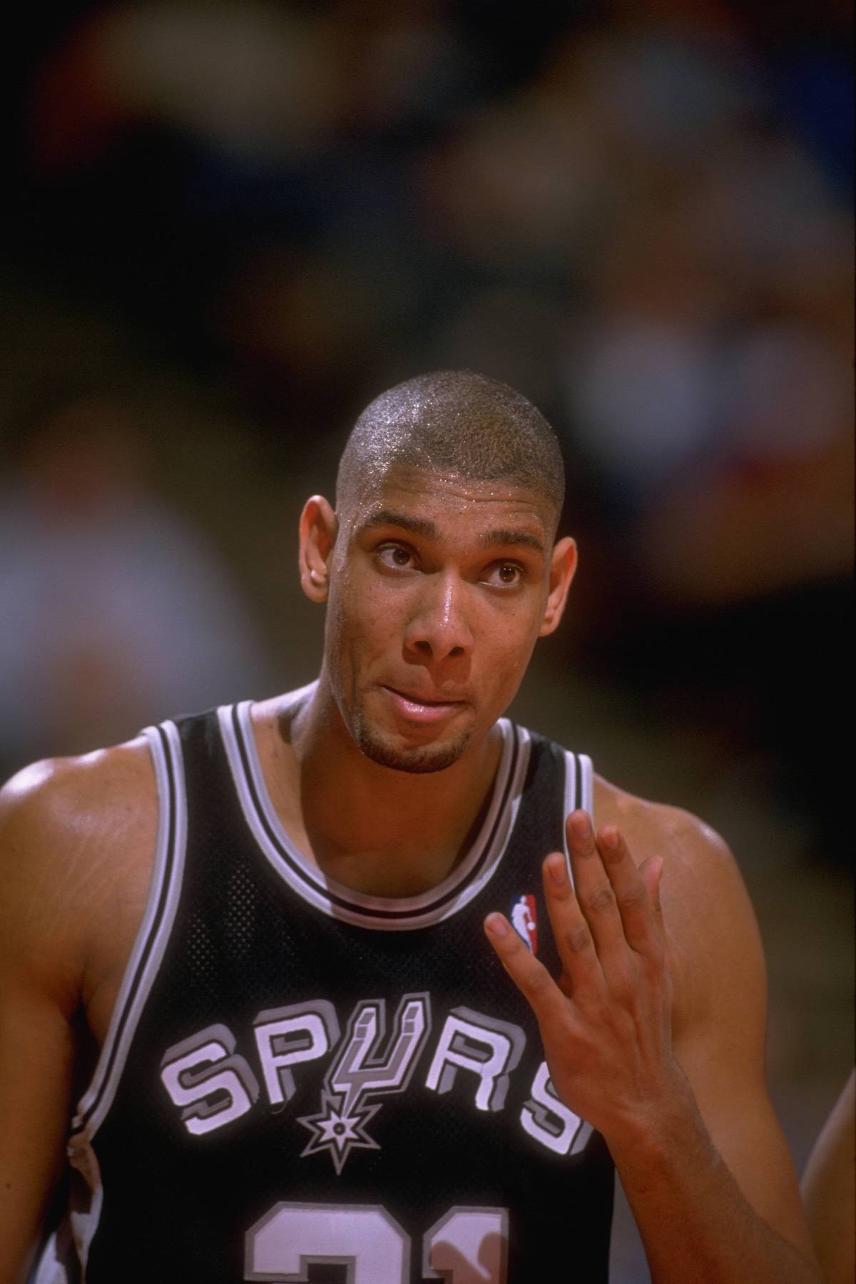 tim duncan as a rookie