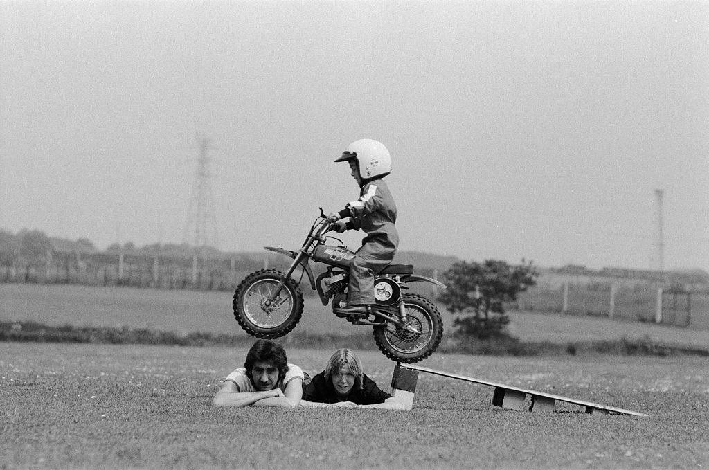 Kid on a dirtbike