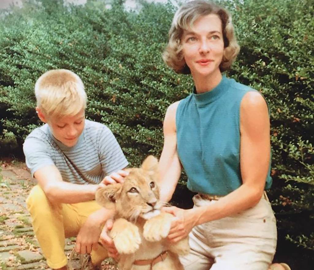 Kid and a lion