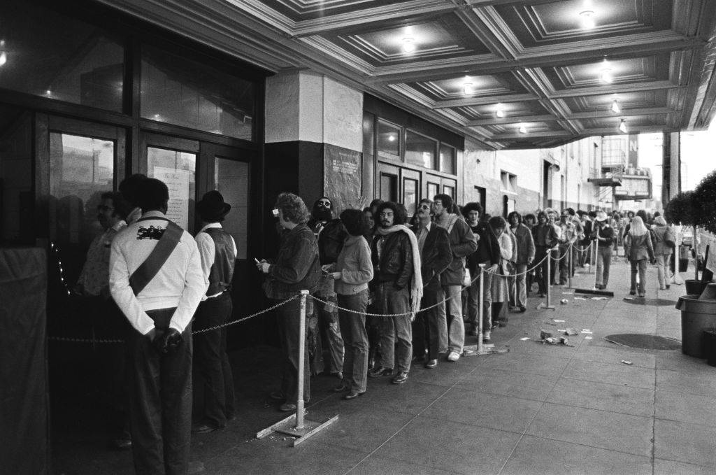 People in line