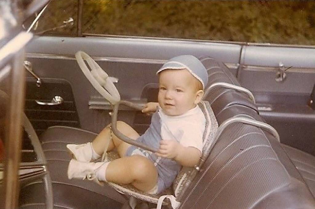 Baby in a car seat