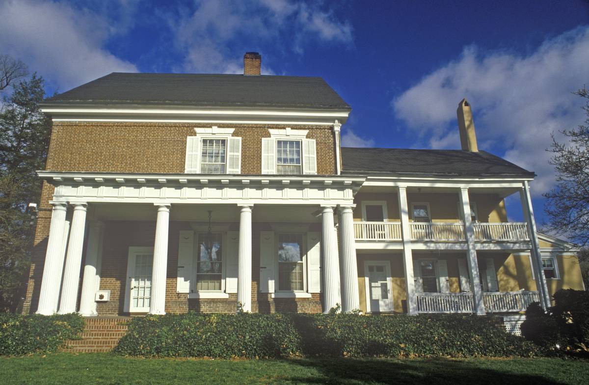 Governor's Mansion in the Historic District of the state's capital, Dover, Delaware.