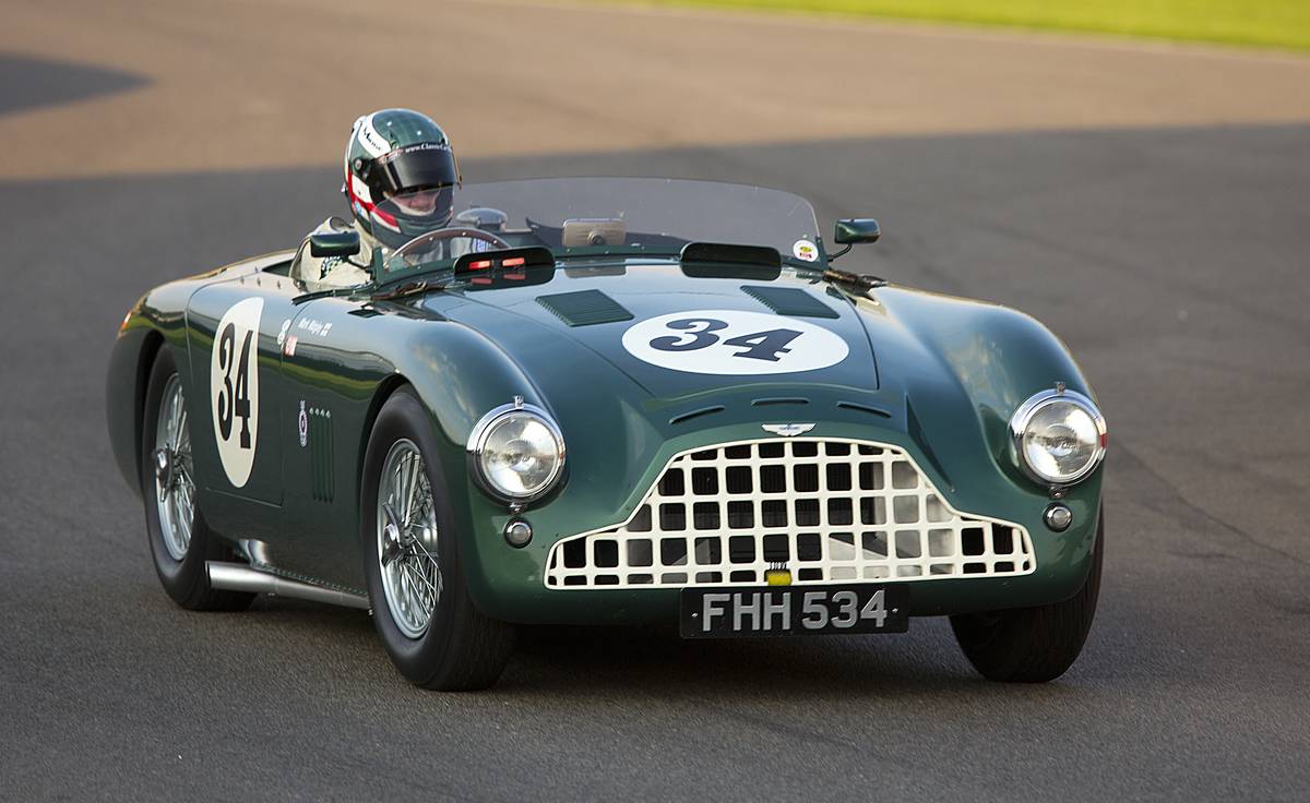 Mark Midgley driving 1952 Aston Martin DB3, Freddie March Memorial Trophy at the Goodwood Revival Me