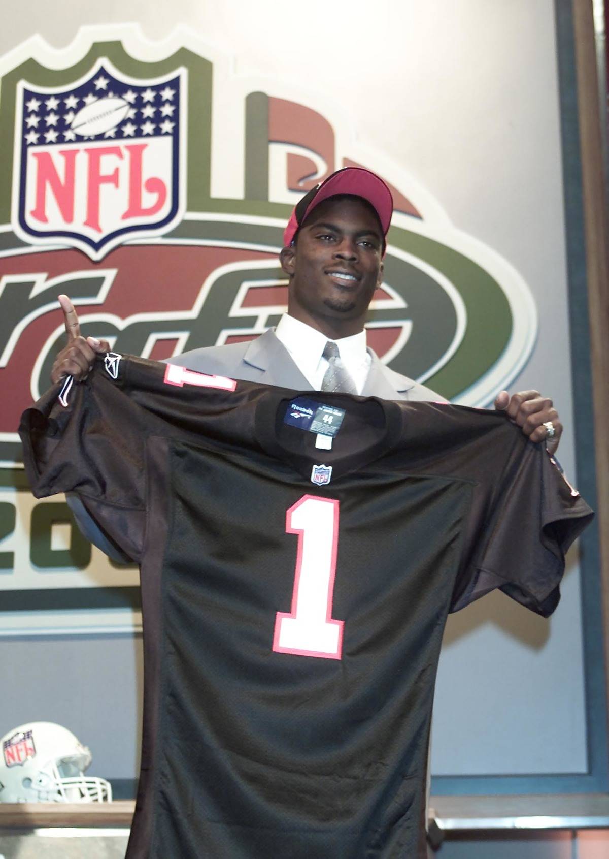 Michael Vick at NFL Draft 2001