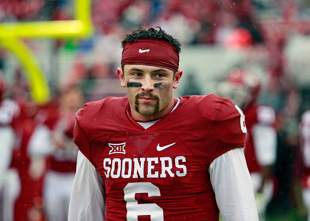 baker mayfield with the sooners
