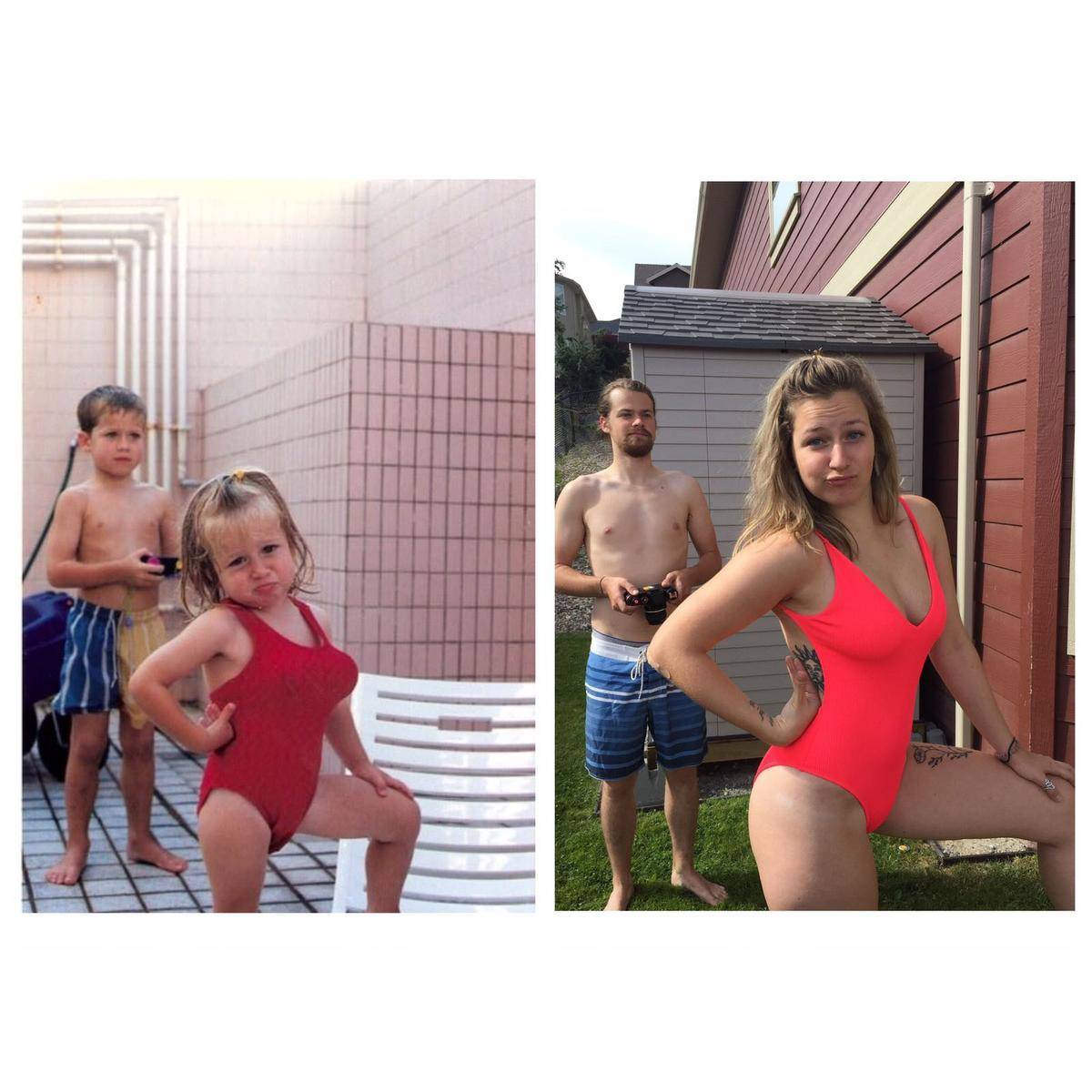 girl in bathing suit