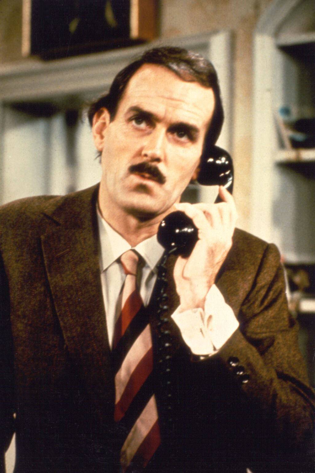 John Cleese as Basil Fawlty on Fawlty Towers