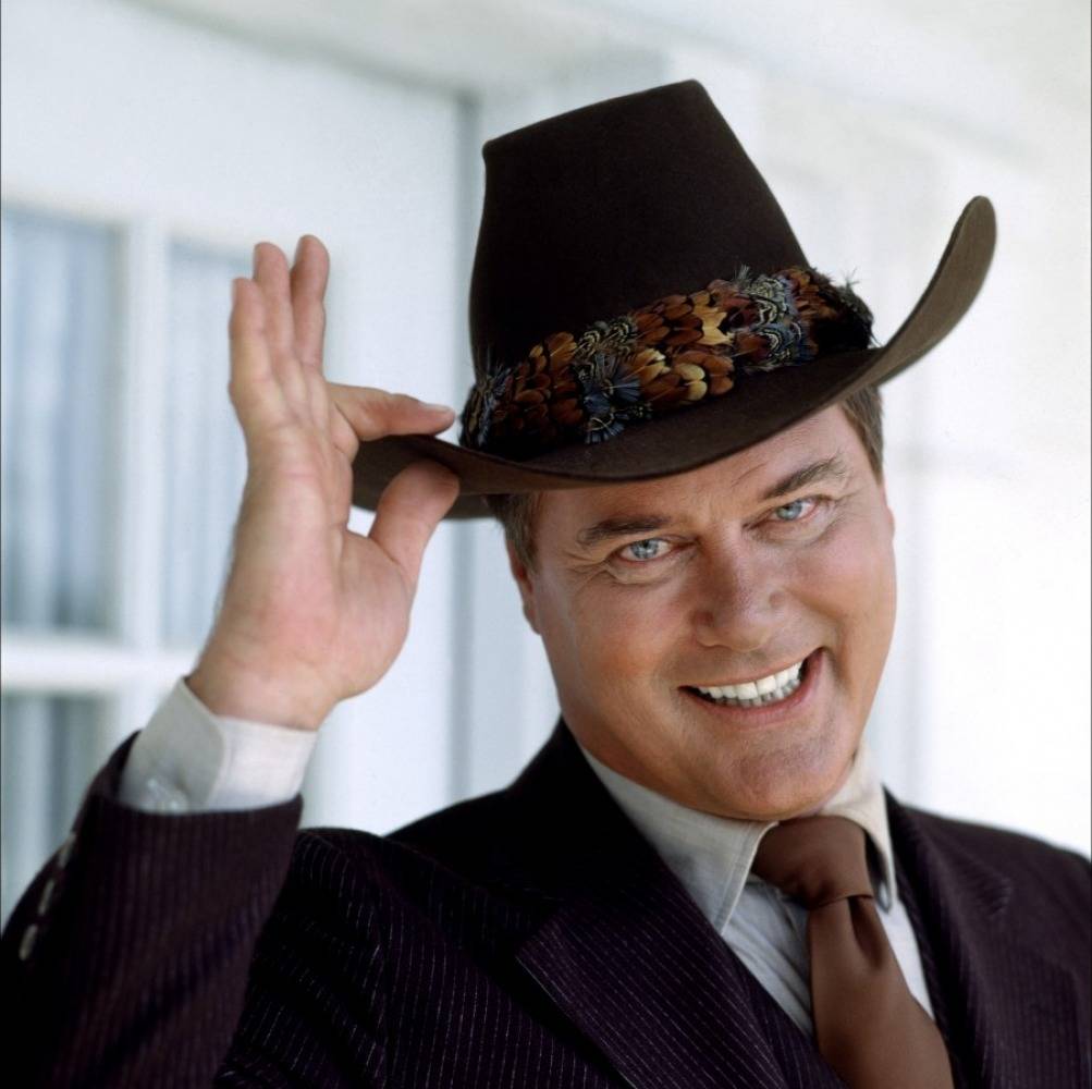 Larry Hagman as J.R. Ewing on Dallas