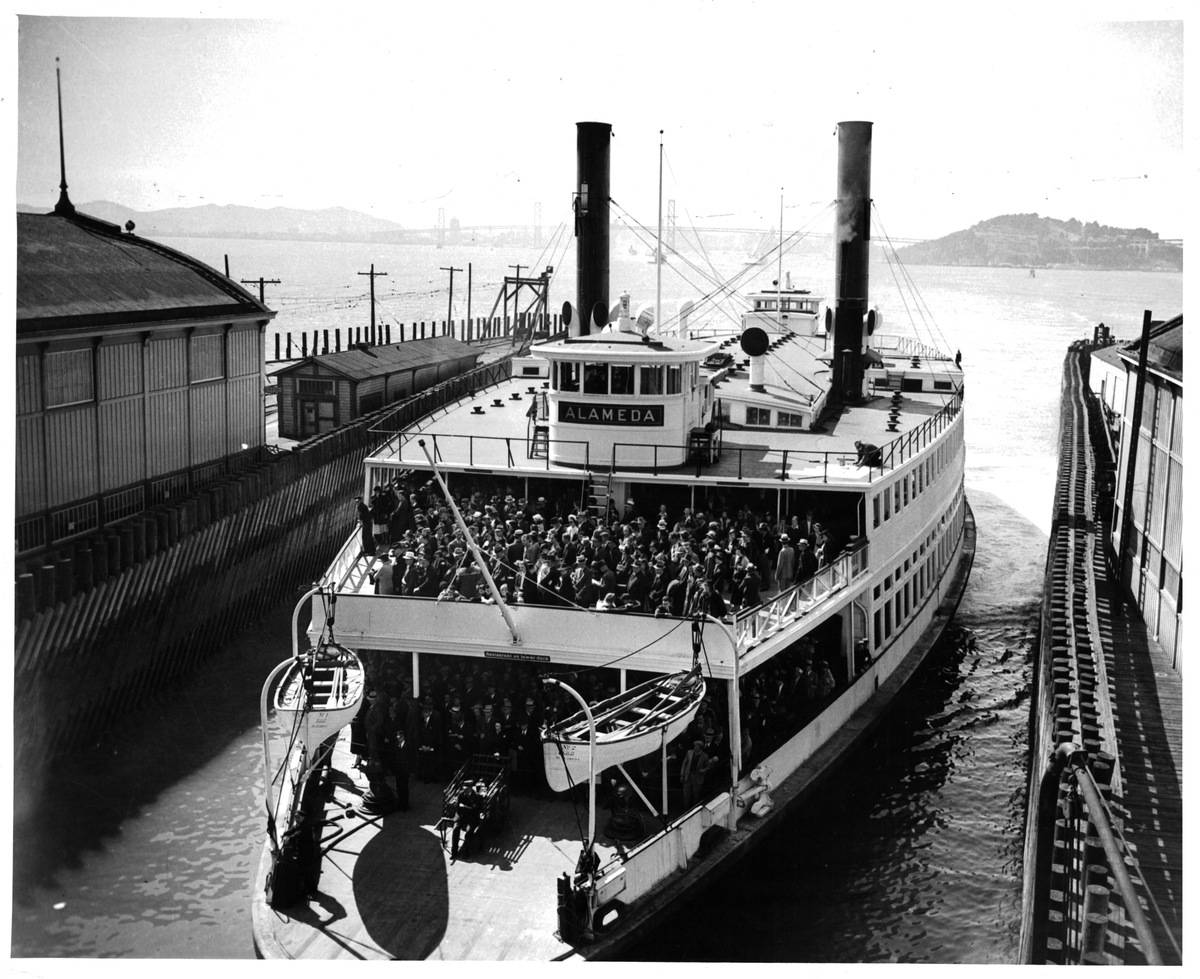 Alameda Ferry In San Francisco Bay