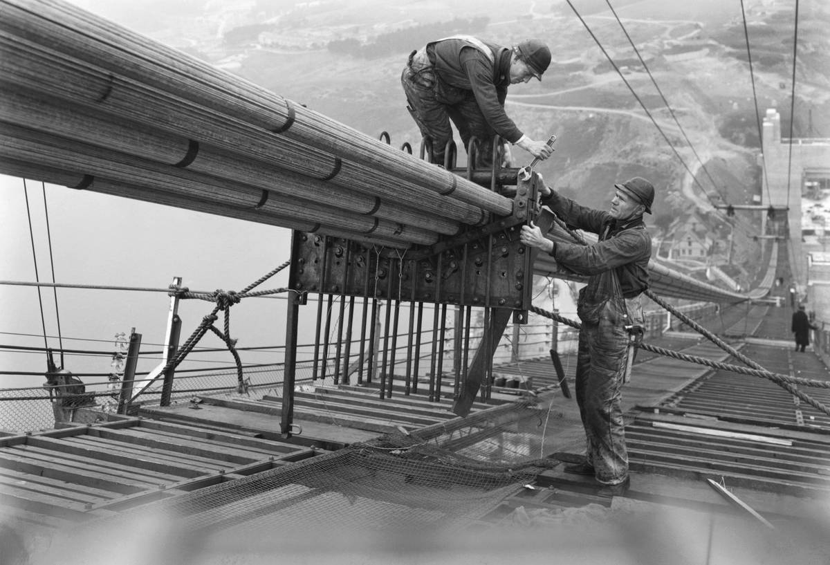 Golden Gate Bridge Work