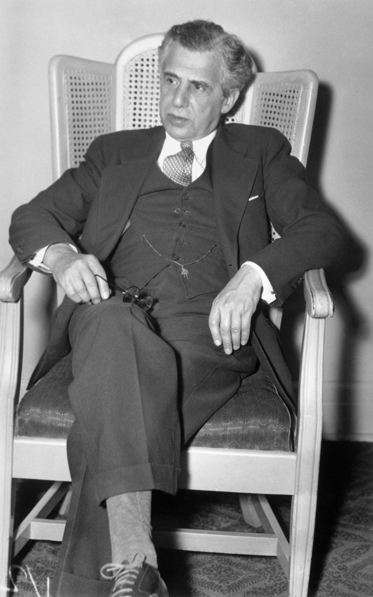 Joseph Strauss Seated Full Length