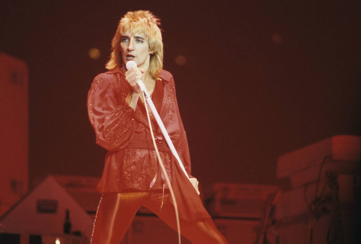 Rod Stewart Performs At The Omni Coliseum, Atlanta