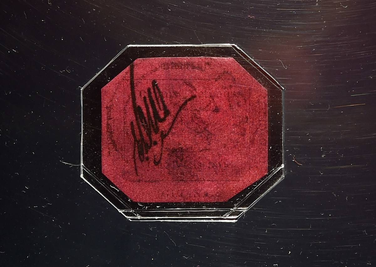 US-BRITAIN-GUIANA-STAMP-AUCTION