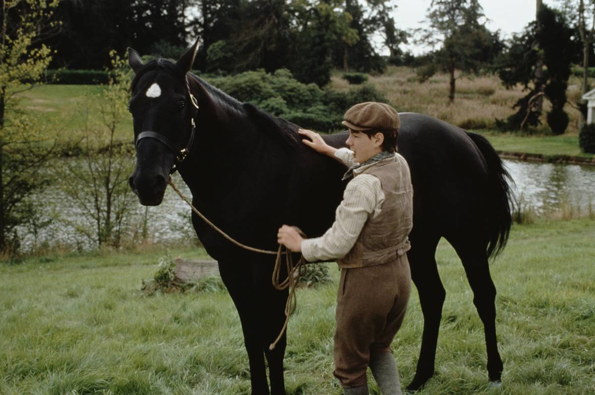 English actor Andrew Knott portrays Joe Green in the film 'Black Beauty', 1994.